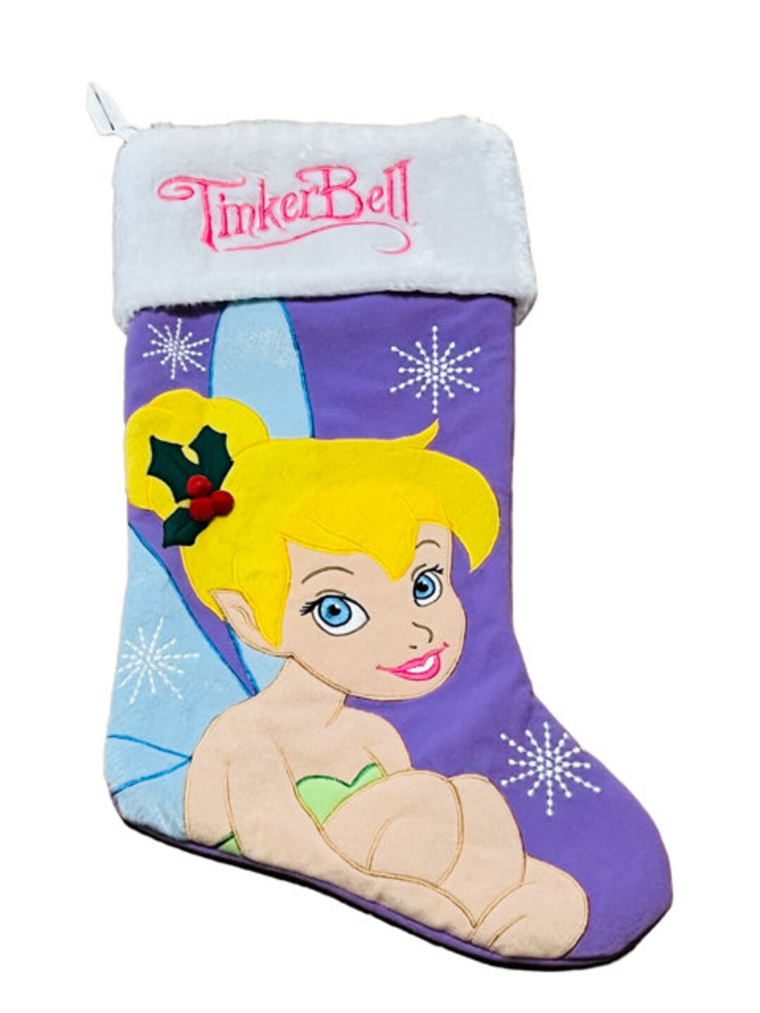 Tinkerbell Walt Disney Christmas Stocking Tinker Bell Peter Pan Holiday