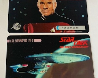 Star Trek Cards mixed lot Next generation mercurycard Picard enterprise 1994 vtg