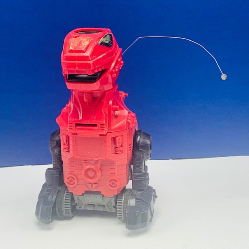 VINTAGE ROBOT TOY figure electronic battery operated droid vtg new bright tomy japan hong kong shogun warrior Starrior deadeye cricket T rex
