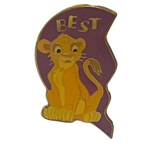 Der König der Löwen Simba Walt Disney Design Trading Pin Button Anstecknadel Souvenir Vtg