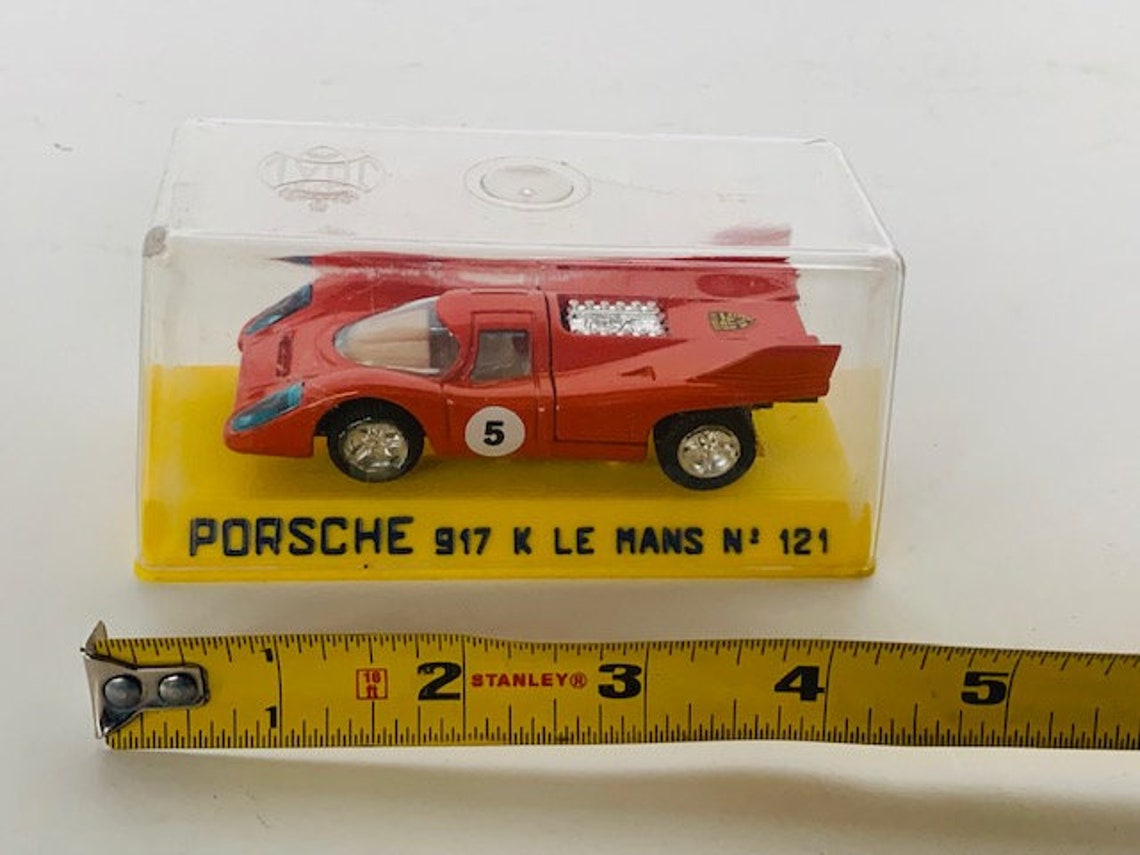 Diecast Car die cast Vintage toy vehicle model Joal Spain Red Etsy