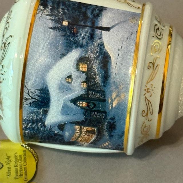 ヴィンテージ トーマス・キンケード クリスマスコテージオーナメント