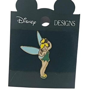 Disney Design Trading Pin Button Pinback Souvenir Vtg Tinkerbell Tinker Bell Pan
