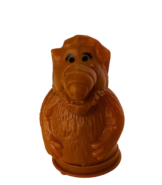 置物 AFY Alf Alien Life Form Candy Figure Empty Container TV Show Toy Vtg