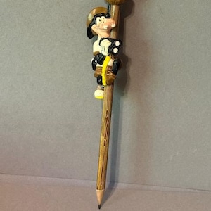 Vintage Walt Disney Pencil Goofy Figurine Applause 1980s Safari Animal Kingdom