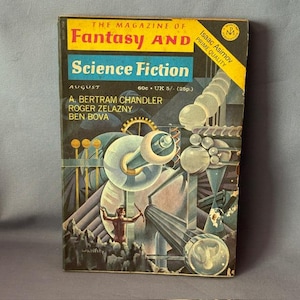 Vintage Science Fiction Fantasy Paperback Book Magazine Sci Fi Space 1957 Ben Bova