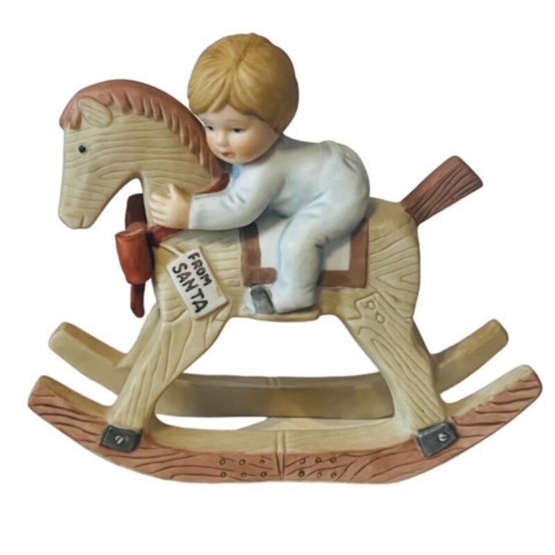 Figurine Horse Santa - Etsy