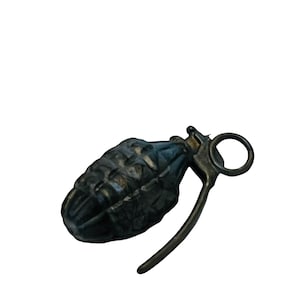 1960s Gi Joe action figure toy accessories parts accessory weapons ORIGINAL military soldier memorabilia Hasbro clothes hand grenade silver