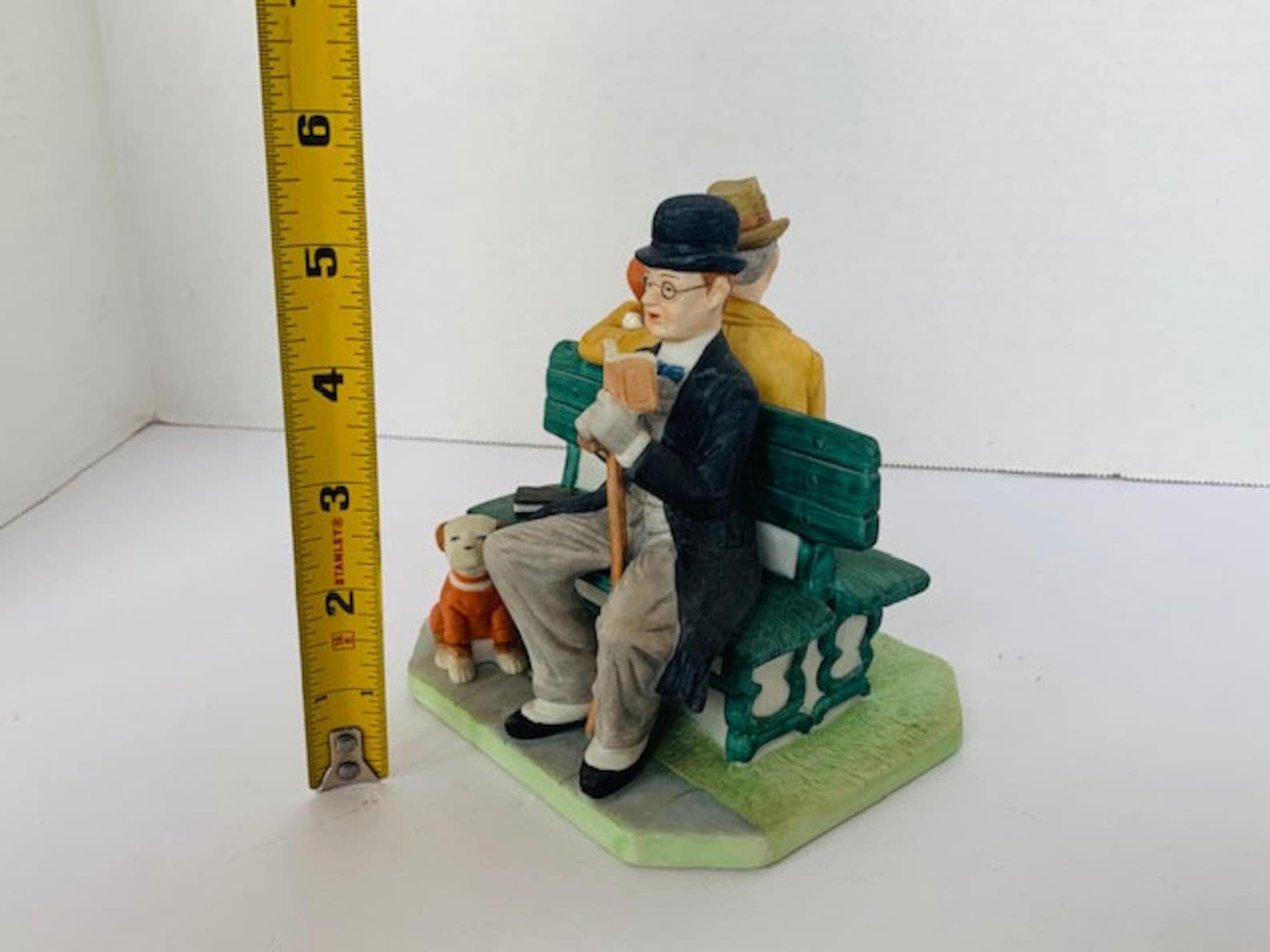 NORMAN ROCKWELL FIGURINE 1980s Danbury Mint Vintage Porcelain Etsy