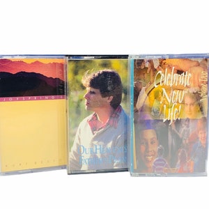 Cassette tapes music song album hit vtg set vintage pop rock roll classical religious devotional celebrate new life Jesus God Kurt Bestor