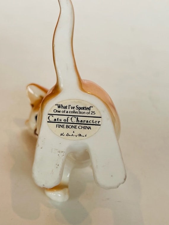 Danbury Mint Cats of Character Bone China Porcelain Miniature