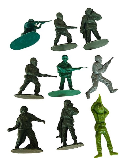 JAWSEU Jouet Figurine Militaire, Soldat Figurine avec Arme Jouet