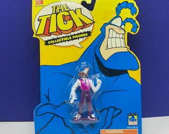 THE TICK BANDAI 1994 vintage action figure toy retro vtg pop culture cartoon show series Fox Ben Edlund moc mini chairface chippendale AL1