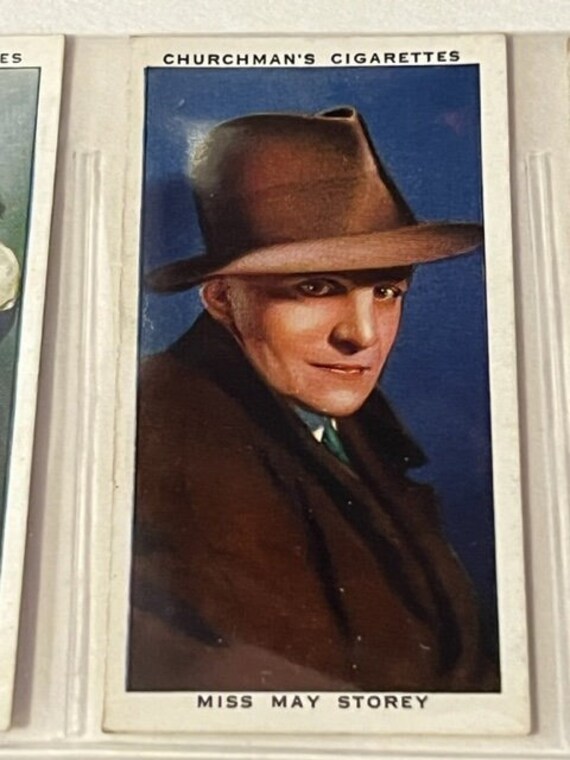 wa & ac churchman cigarette cards WA Churchman AC Tobacco Card Cigarette 1938 Imperial in Town Tonight May  Storey