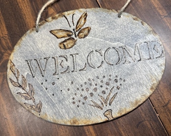 wood burning art