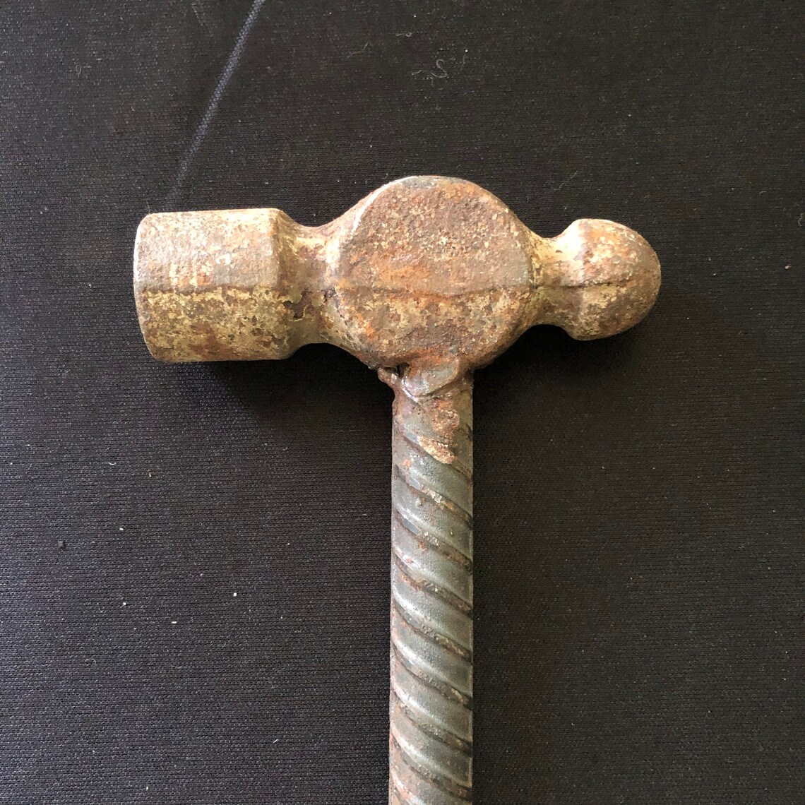 Ball Peen Hammer w/ Rebar Handle Weld Art jonnysweld Etsy