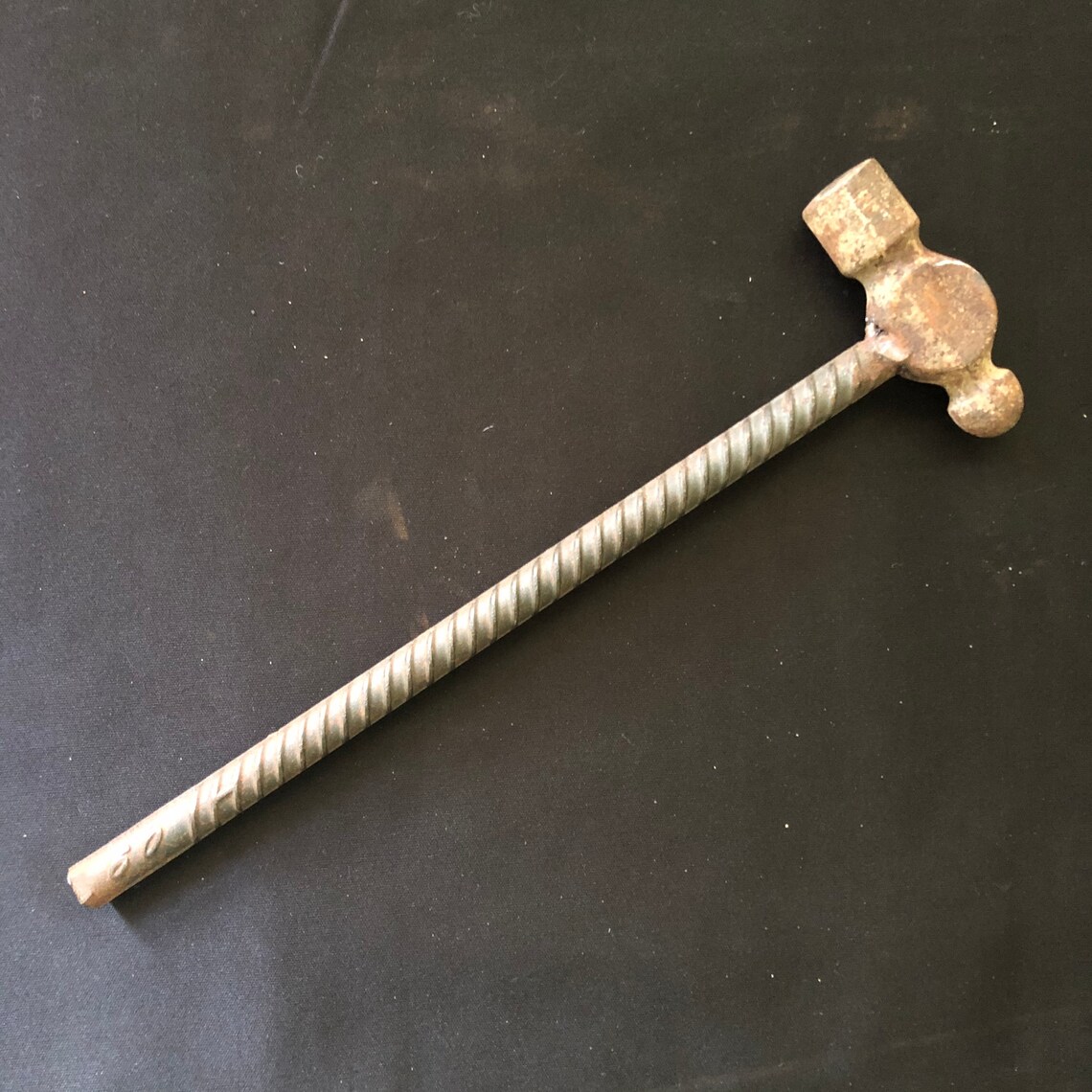 Ball Peen Hammer w/ Rebar Handle Weld Art jonnysweld Etsy