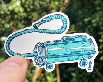 ELECTROLUX VACUUM STICKER, Fishman vacuum, Phish Sticker, Phish print, Phish art, Phan art, Phish Chicks
