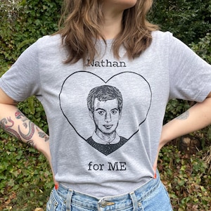 NATHAN for YOU SHIRT, Nathan for me, Nathan Fielder, The Rehearsal. Nathan Fielder art, Nathan Fielder Shirt, linocut, Unisex t-shirt