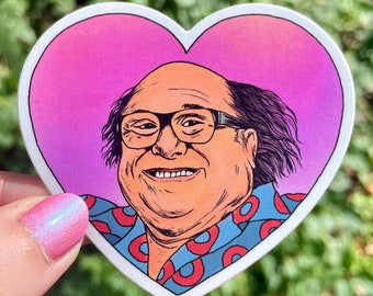 DANNY DEVITO STICKER, Danny Devito phish, phish sticker, Fishman Donuts, Phan Art
