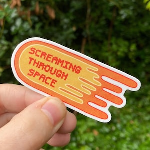 SOUL PLANET STICKER, Screaming through space sticker, phish sticker, Phish art, phan art, phish print, phish poster
