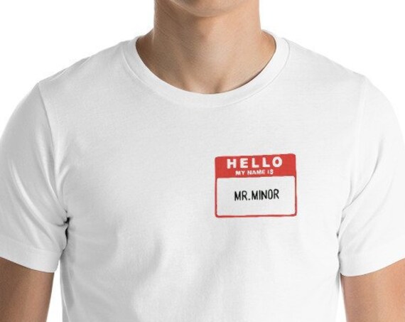 MR. MINOR SHIRT, Phish Shirt, Phish Art, Phan Art, Phish Gift, Hello my name is, Harry Hood, Harry Hood Shirt