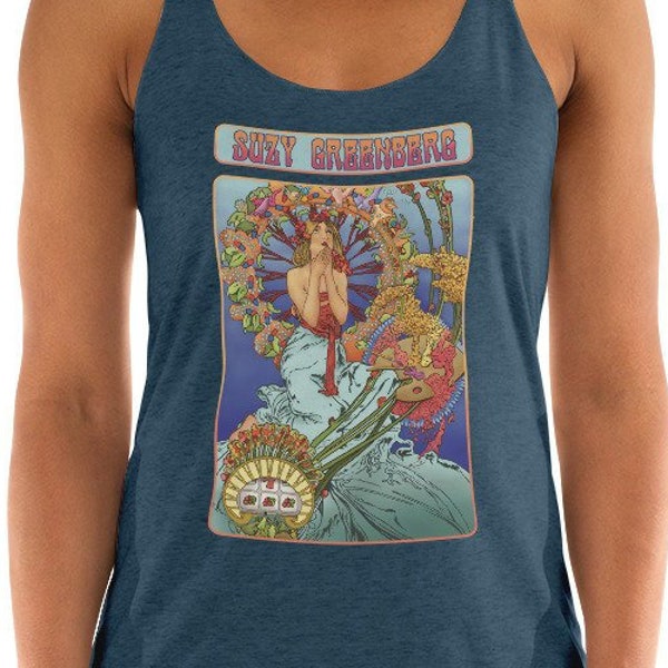 SUZY GREENBERG TANK, Suzy Greenberg tank top, Suzy Greenberg Shirt Phish Shirt, Phish Tank Top, Women's Racerback Tank