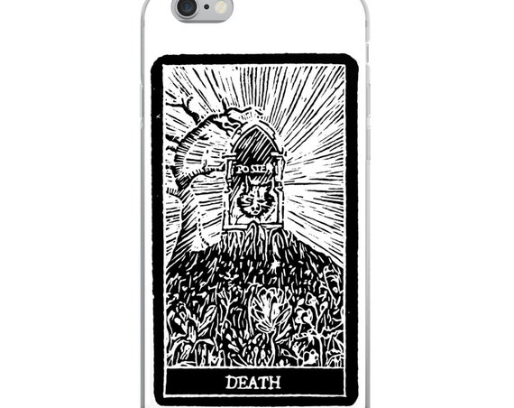 DEATH, Tarot Phone Case,iPhone Case, Samsung Case, Phish Phone Case, Phone Case, iPhone 6, iPhone 7, iPhone 8, iPhone X, Poster Nutbag