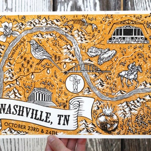 NASHVILLE PHISH PRINT, Phish poster, Phish print, Phish Art, Tennessee, Phan Art