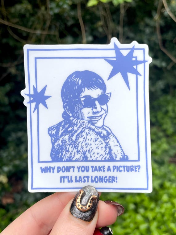 PEEWEE STICKER, Peewee Herman, sticker, vinyl, Peewee, linocut, art