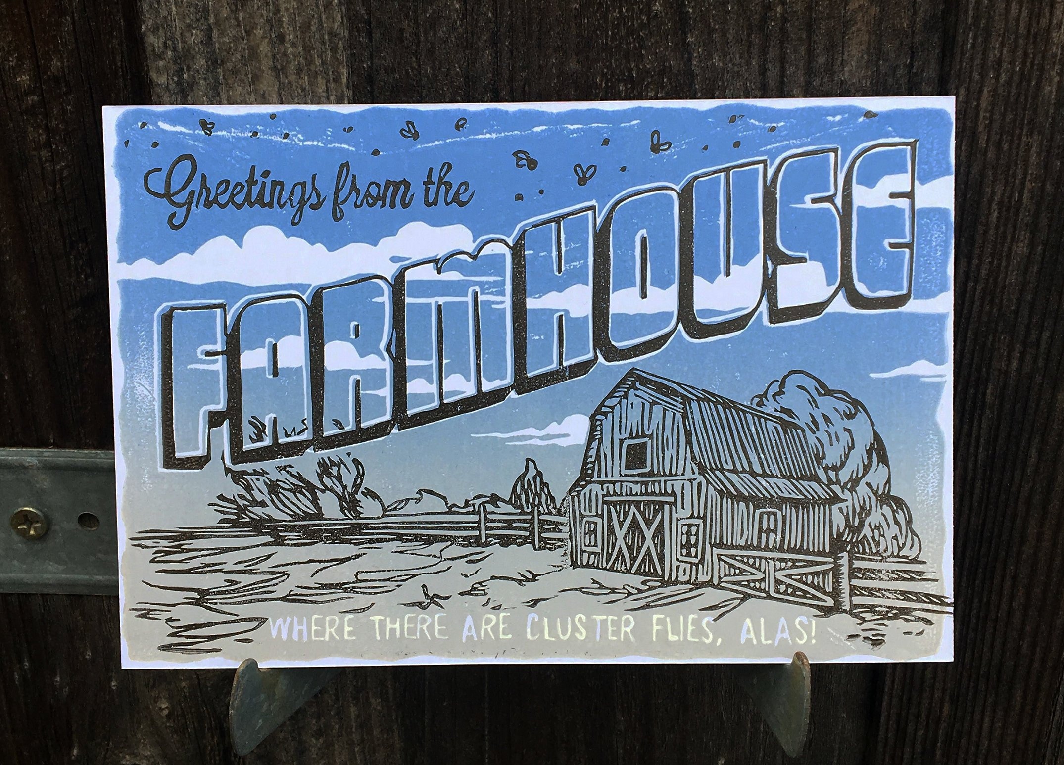 FARMHOUSE PHISH POSTCARD Farmhouse Print Farmhouse Postcard | Etsy
