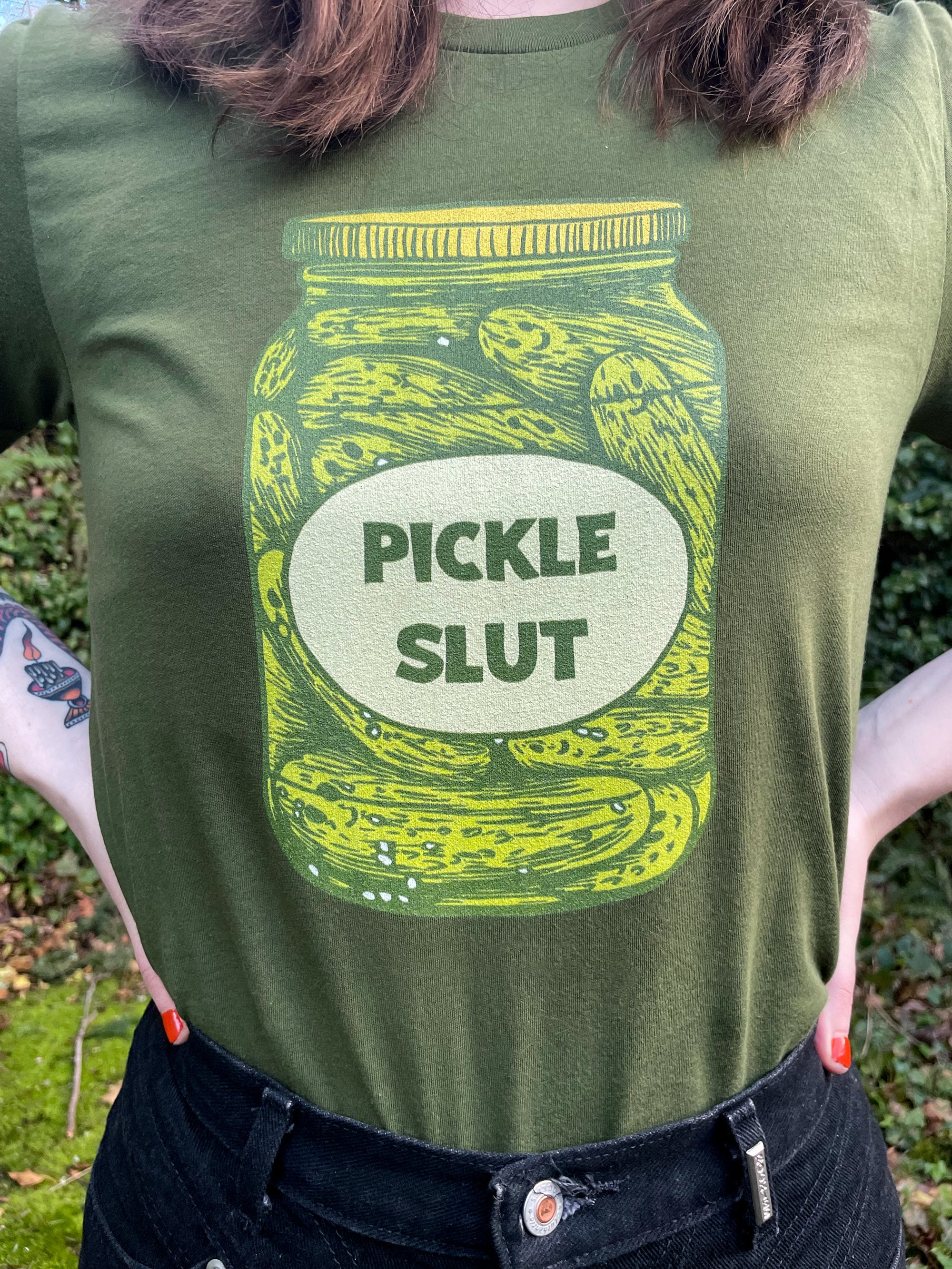 Pickled Artist T-Shirt Khaki