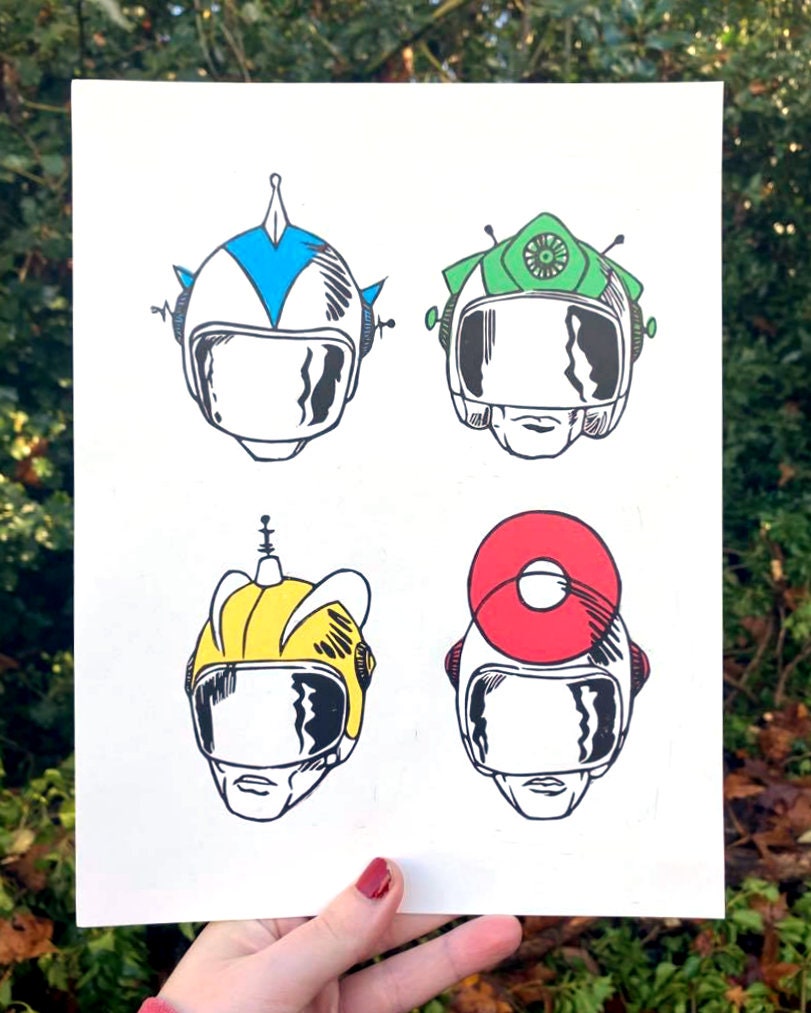 SCI FI SOLDIER Print Phish Halloween Print Fall Tour Phish Halloween 
