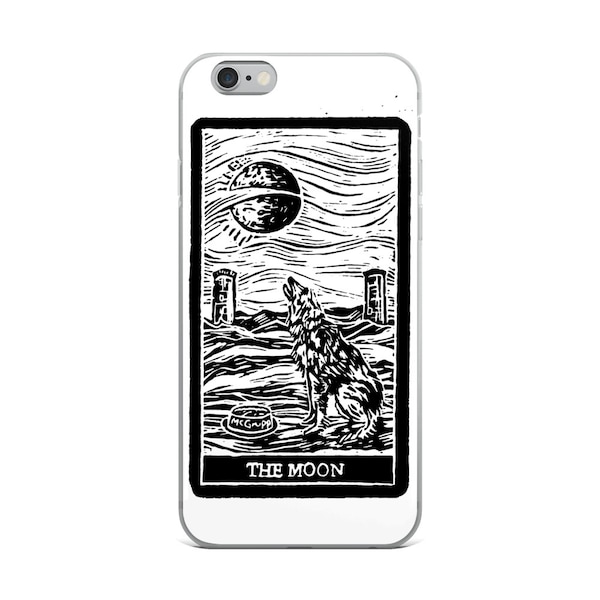 THE MOON, Tarot Phone Case, iPhone Case, Samsung Case, Phish Phone Case, iPhone Phone Case, iPhone 6, iPhone 7, iPhone 8, iPhone X, McGrupp