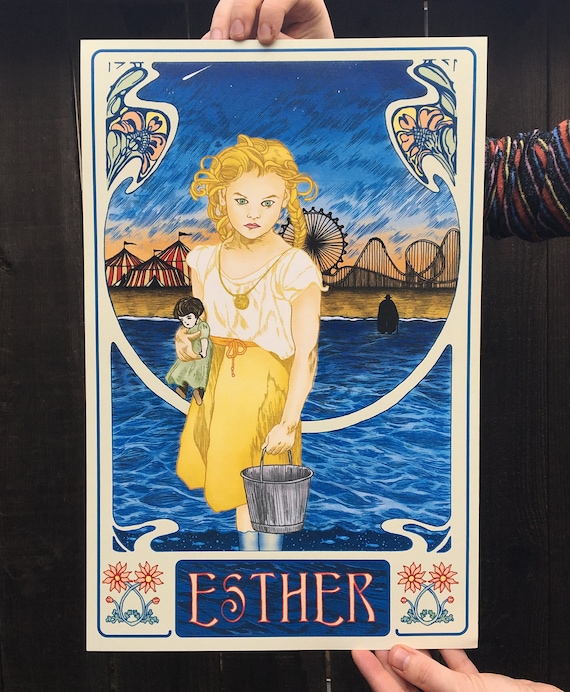 ESTHER PHISH PRINT, Esther Print, Alphonse Mucha Print, Phish Art, Phish Poster, Phanart