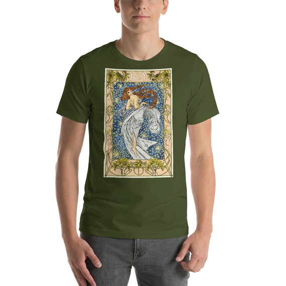 JOY PHISH SHIRT, Joy Shirt, Phish T-Shirt, Alphonse Mucha Shirt, Phish Clothing, Short-Sleeve T-Shirt