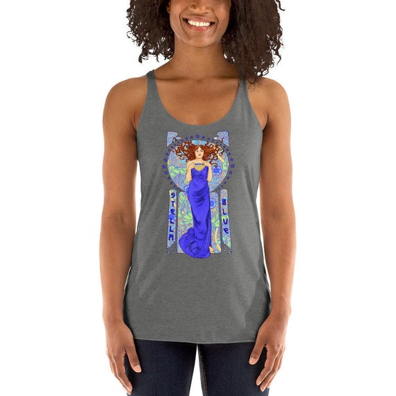 STELLA BLUE TANK, Stella blue tank top, Dead tank, Dead Shirt, Women's Racerback Tank