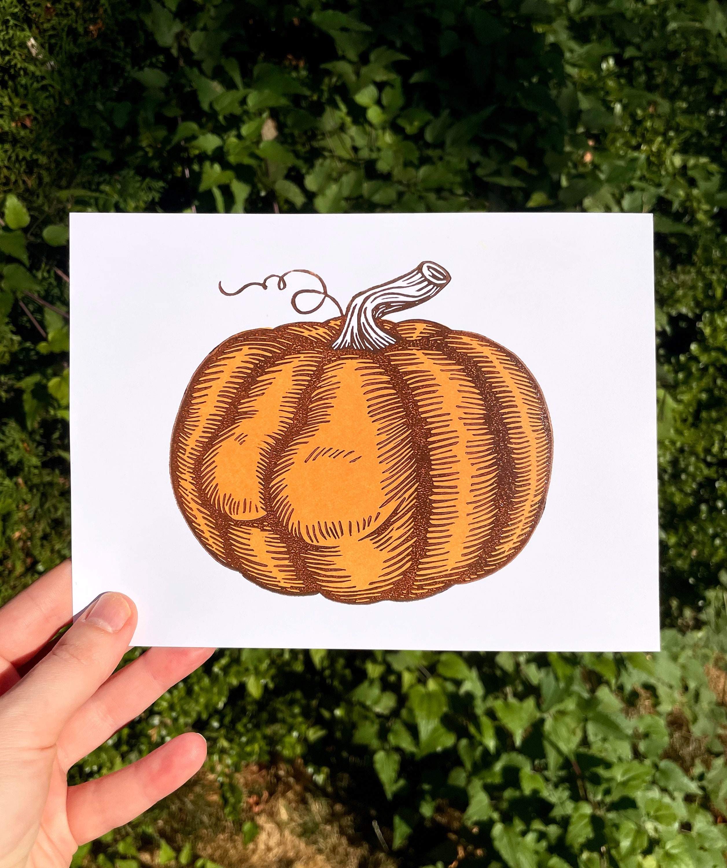 Pumpkin Print