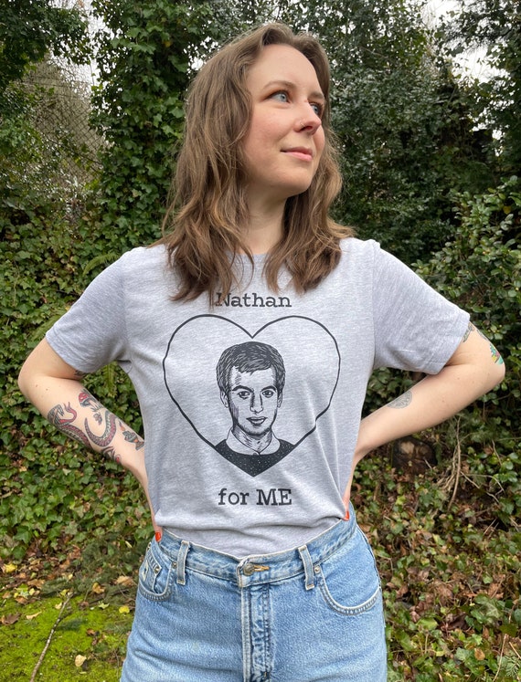 NATHAN for YOU SHIRT, Nathan for me, Nathan Fielder, The Rehearsal. Nathan Fielder art, Nathan Fielder Shirt, linocut, Unisex t-shirt