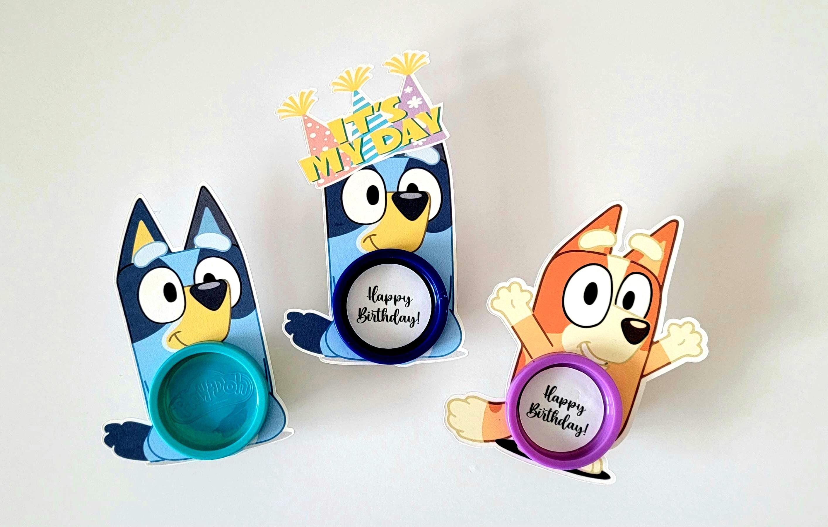 Bluey Mini Play-Doh Holders Party Favors