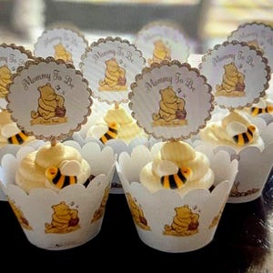 Classic Winnie the Pooh Cupcake Wraps