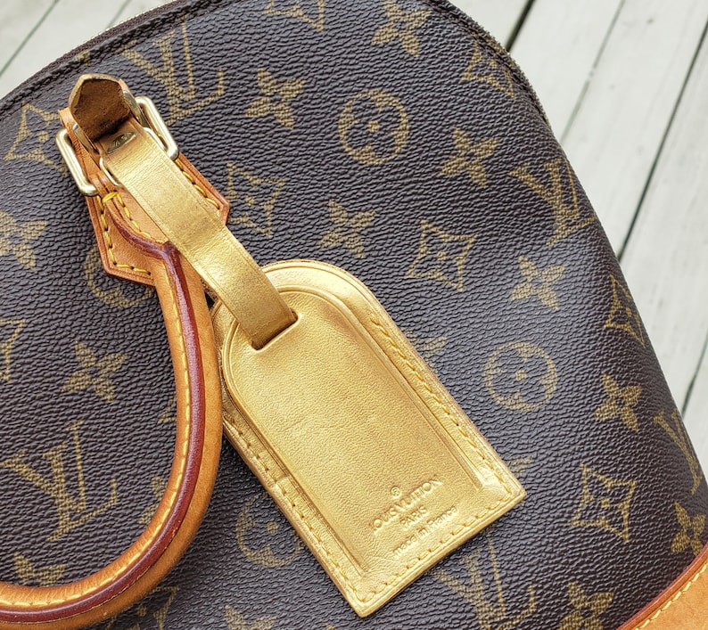 Louis Vuitton Luggage Tag Luggage Tag Leather Luggage Tag | Etsy