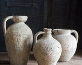 Ancient Pompeii Style Handmade Art Amphora Vase Pot