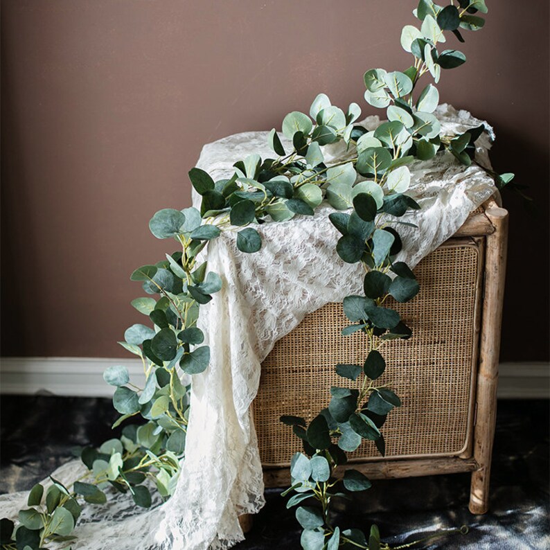 Artificial Eucalyptus Vine 70 Long Etsy