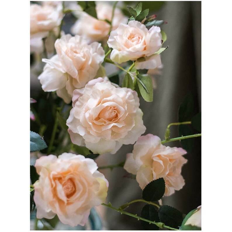 Real Touch Blooming Rose Stem 25 Tall