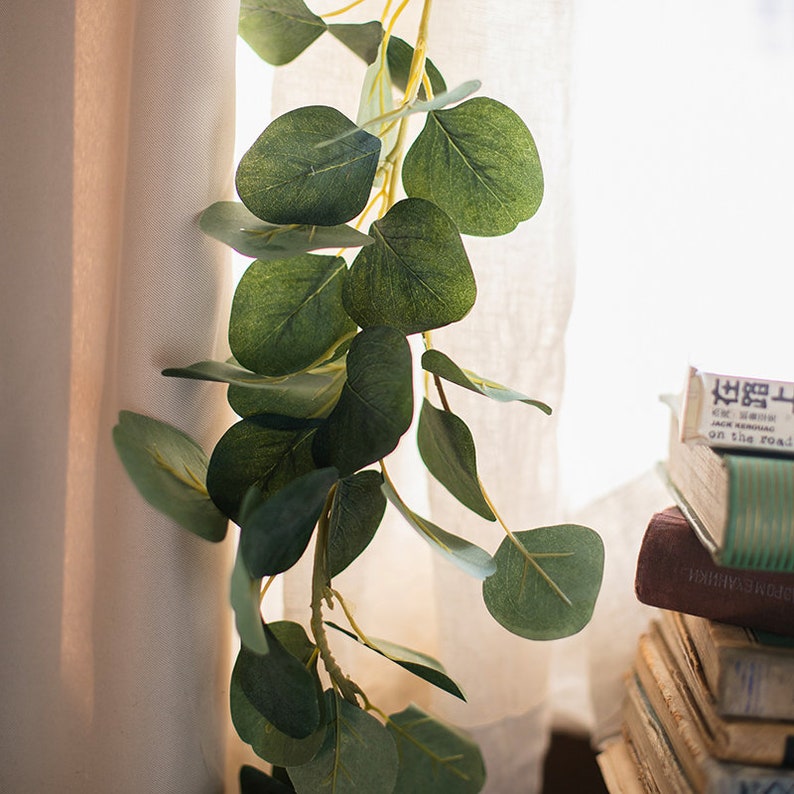 Artificial Eucalyptus Vine 70 Long Etsy