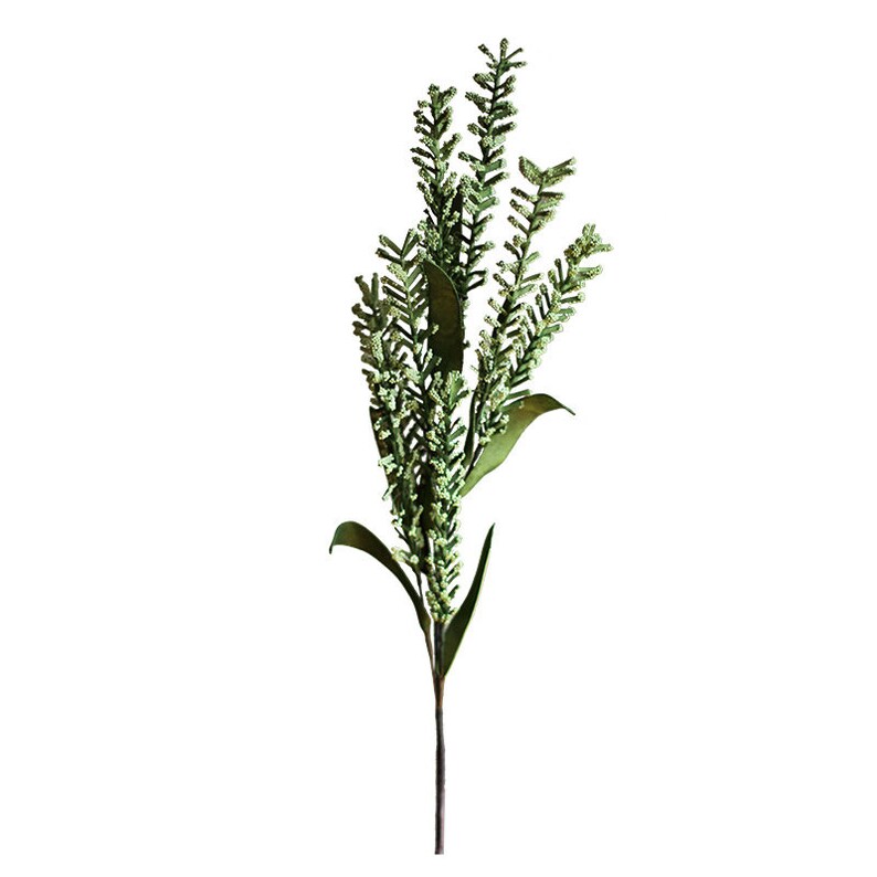 Artificial Plant Green Eco PE Spike Grass Stem 27 Tall Etsy