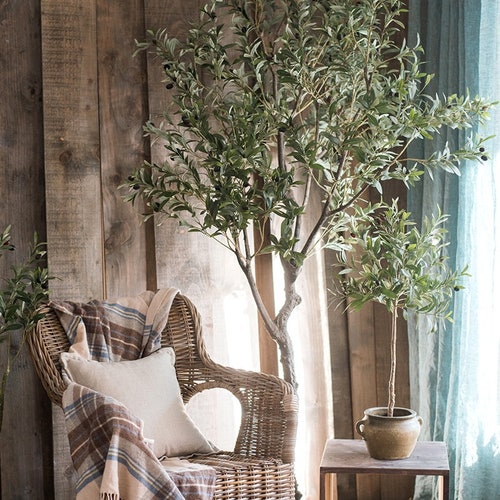 68 Faux Olive Tree Giant Olive Tree Artificial Olive Etsy