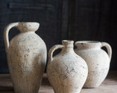 Cement Pot Pompeii Style Handmade Art Amphora Vase Pot