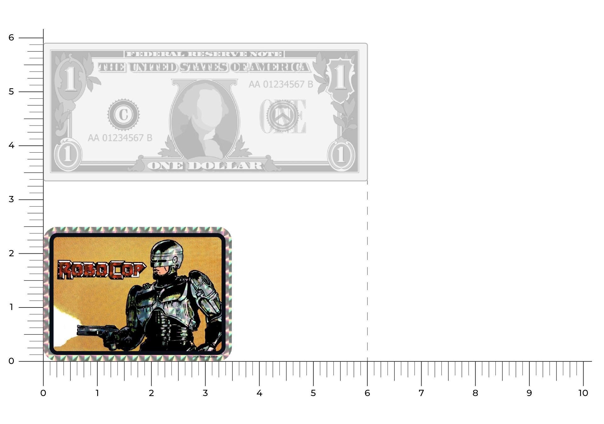 Robocop 80s Holo Prism Sticker, Retro Style Reproduction Sticker, Retro ...